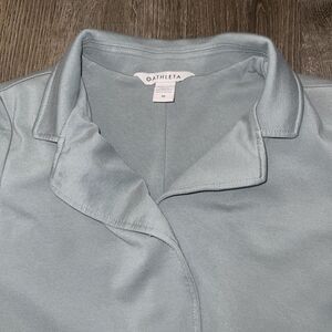 Athleta green size 10 open blazer